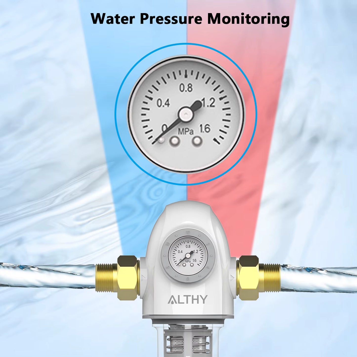 PRE-AUTO2 Automatic Flushing Backwash Prefilter Spin down Sediment Water Filter Central Whole House Purifier System