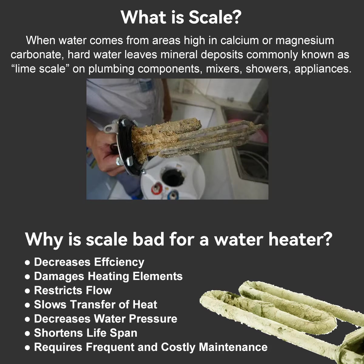 AL-WS100 IPS Whole House Water Descaler Scale Inhibition Softener System Machine anti Limescale Corrosion & Hard Water