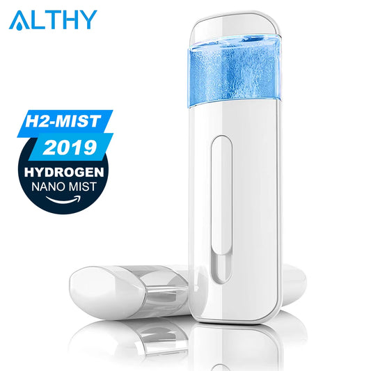 Portable Hydrogen Water Nano Mist Generator Facial Steamer Face Moisturizing Beauty Instrument Atomization Spray Mister