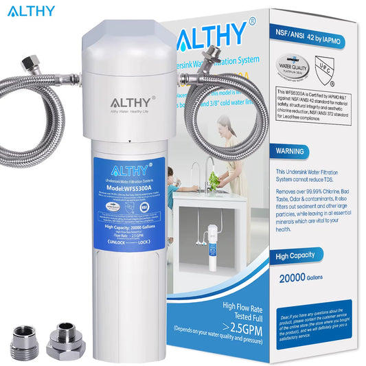 under Sink Drinking Water Filter Purifier -NSF/ANSI Certified Direct Connect under Counter Drink Water Filtration System