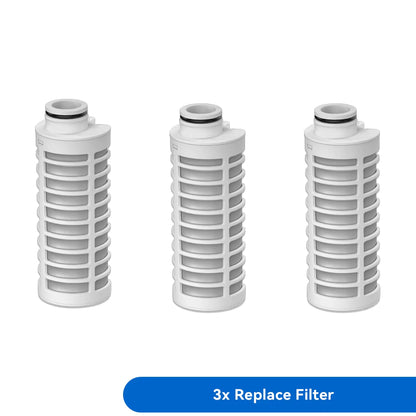 Alkaline Water Filter Bottle Replacement Filter，Up to PH 9.5，Added Minerals & Electrolytes，Composite Alkalize & Filtration