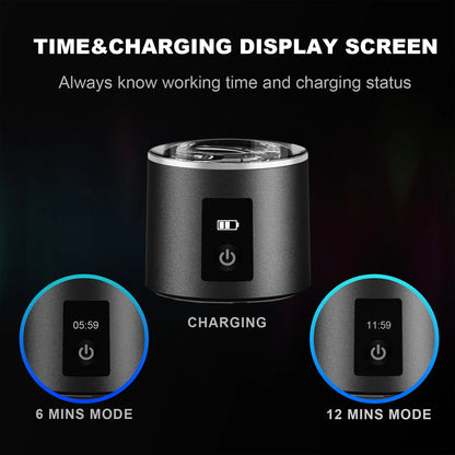 Performance Molecular Hydrogen Water Generator Bottle Dupont SPE&PEM Dual Chamber Lonizer + Charging&Time Display