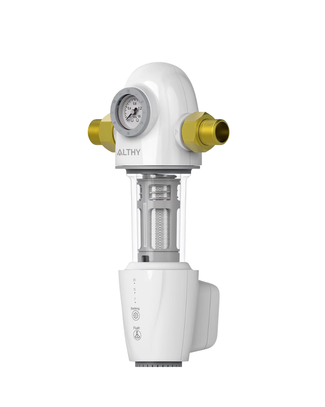 PRE-AUTO2 Automatic Flushing Backwash Prefilter Spin down Sediment Water Filter Central Whole House Purifier System