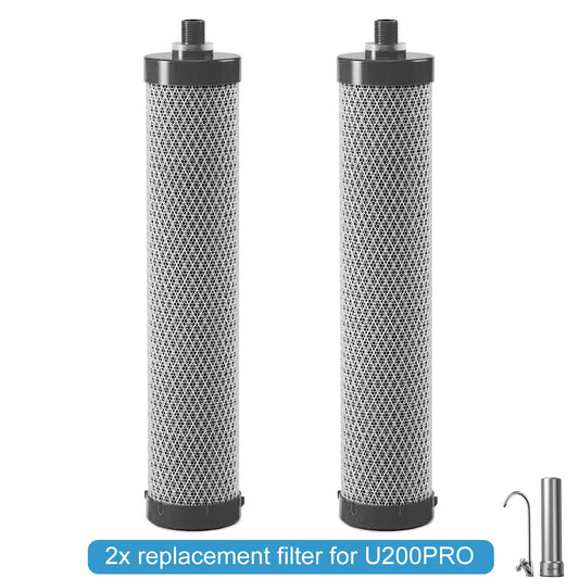 Replacement Filter for  U200PRO under Sink Water Filter Purifier Reduces 99% Bacteria Chlorine Lead Odor
